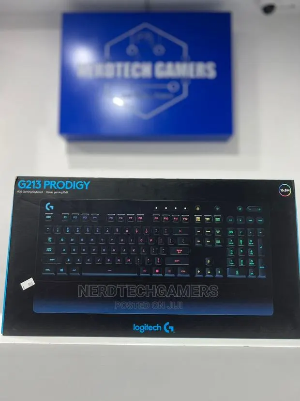 Logitech Prodigy G213 Wired Membrane Gaming Keyboard With RG · Photo 1