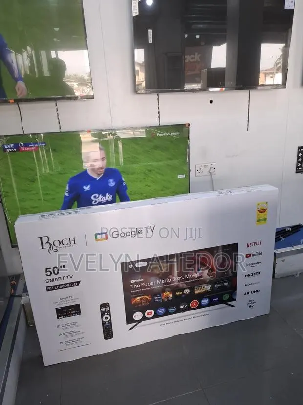 Affordable Roch 50 Inches Smart Google Tv Plus Free Wall Mount · Photo 1
