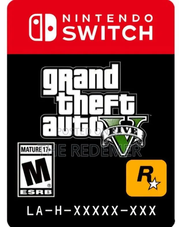 GTA v for Nintendo Switch Jailbreak Version