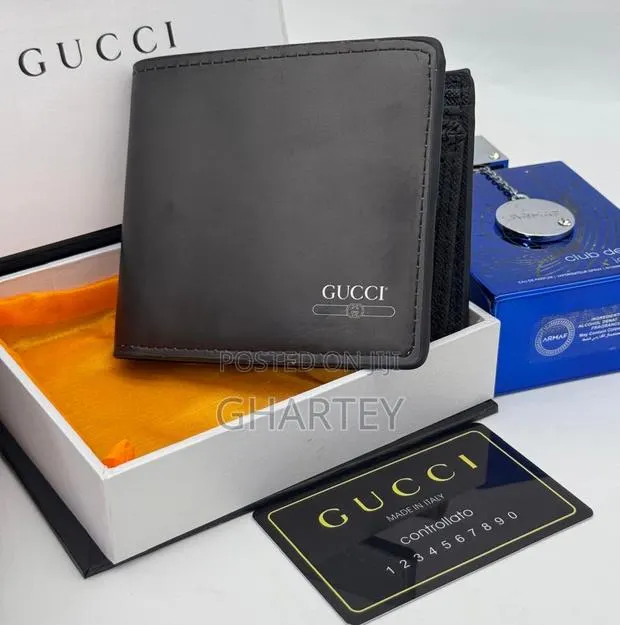 Gucci Genuine Leather Men’S Pocket Wallet · Photo 1