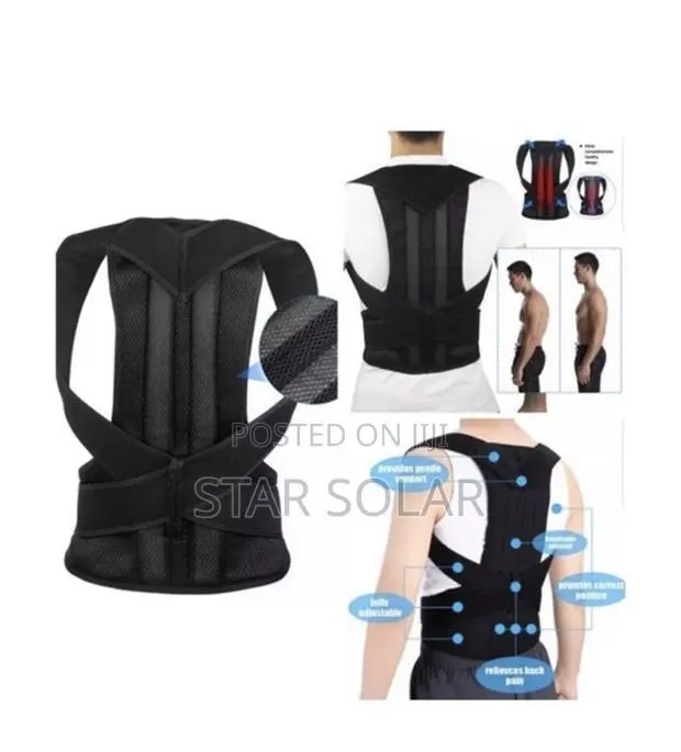 Adjustable Back and Lumbar Posture Support Belt for Men/ Women · Photo 1