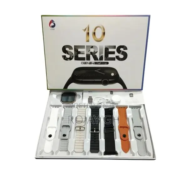 S30 Pro Max Series 10 Smartwatch | 7-in-1 Combo - Silver · Photo 1