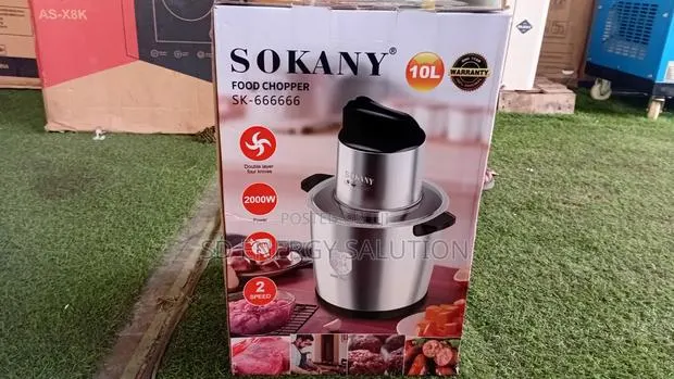 Sokany Food Chopper – Fast Powerful Kitchen Helper · Photo 1