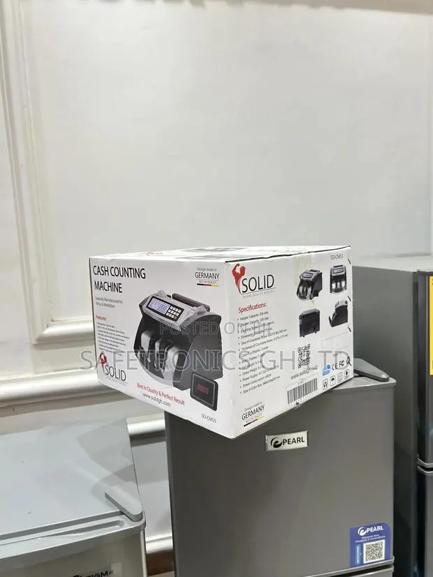 Call for Original Sd-Cm55 Electric Black Solid Cash Counting Machine · Photo 1
