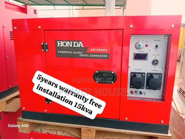 Prime Circuit Lumina Honda Diesel Generator 15kva 16500watts · Photo 1
