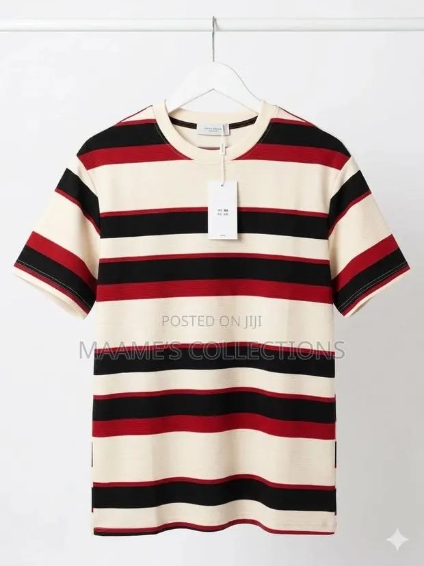Men’S Striped Crewneck T-Shirt · Photo 1