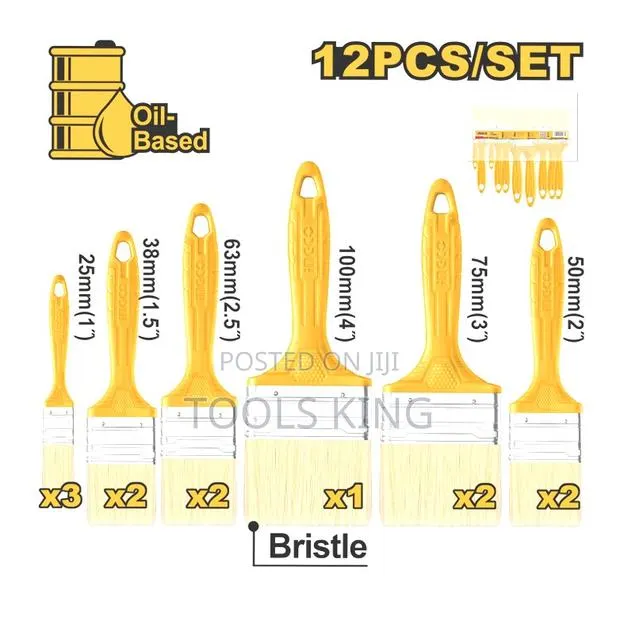 12 PCS Paint Brush - CHPTB · Photo 1