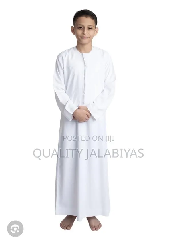 Kids White Jalabiya · Photo 1