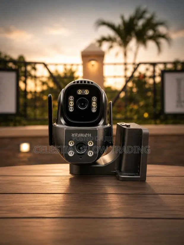 Dual Lens 360° Security Camera | Wifi Outdoor Cctv | Night Vision · Photo 1