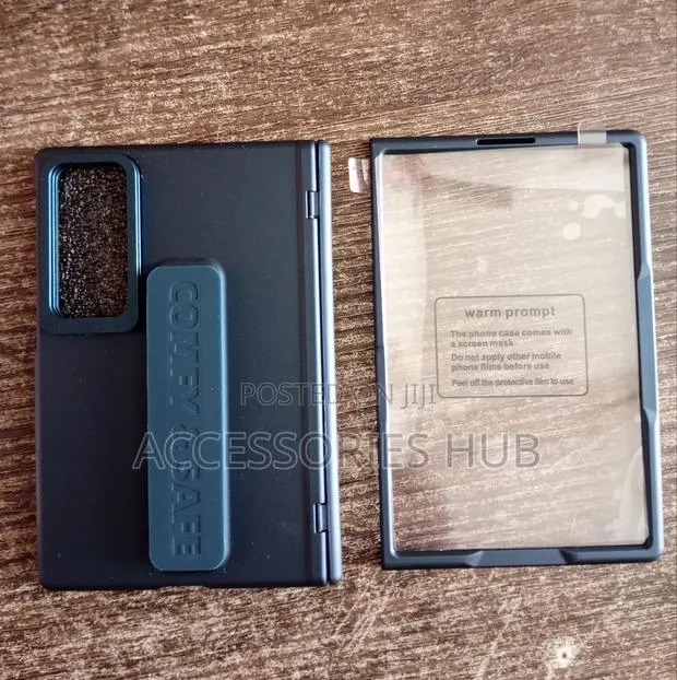 Samsung Z Fold 8 Case With Inbuilt Screen Protector and a Holder · Photo 1