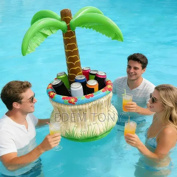 B-Festive Palm Tree Cooler, an Inflatable Party Drink Holder · Photo 1