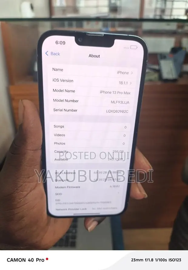 Apple iPhone 13 Pro Max 256 GB Blue · Photo 1