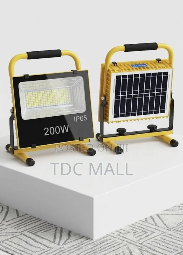 Rechargeable Solar Lamp - 200w · Photo 1
