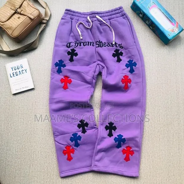 Chrome Hearts-Inspired Premium Fleece Jogger Sweatpants · Photo 1