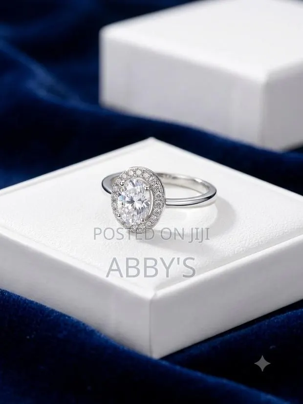 The Royal Oval Zirconia Promise/Engagement Ri · Photo 1