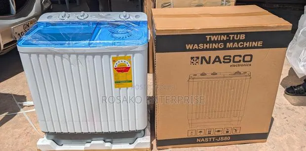 Nasco 8kg Semi Automatic Washing Machine Twin Tub · Photo 1