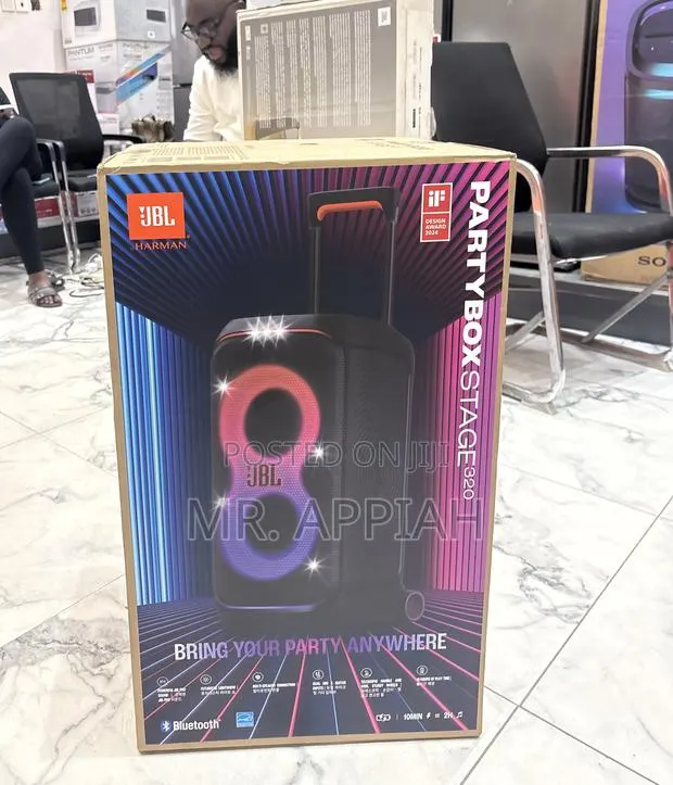 Affordable JBL Party 320 Rechargeable Bluetooth Speaker(Black) · Photo 1