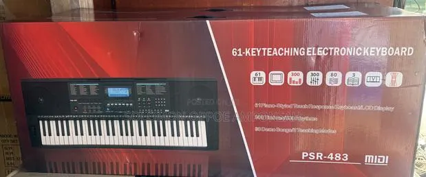 PSR-483 61-Key Teaching Electronic Keyboard. · Photo 1