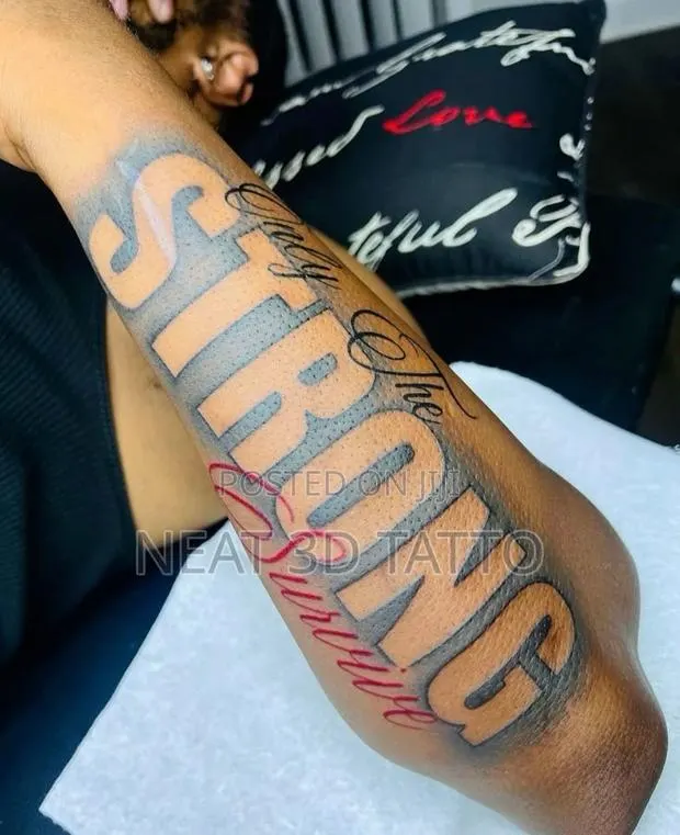 Clean Writing Tattoo · Photo 1