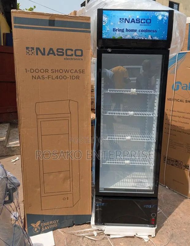 Nasco Display Fridge Nas-fl400-1dr *358ltrs* · Photo 1