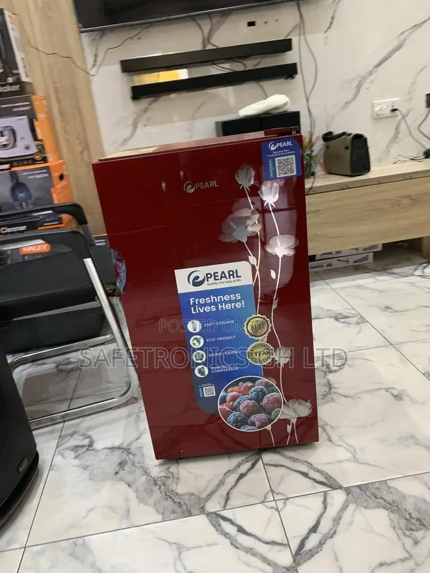 Newly Bulky Pearl 80liters Table Top Fridge Red Pf-109 · Photo 1