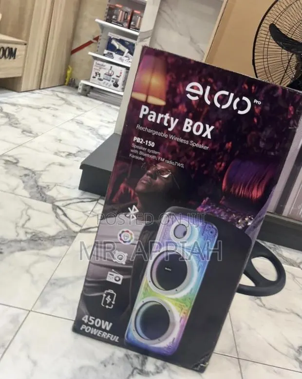Order Affordable Eldo Pb2-150 Double 8" Party Box Rechargeable Speaker · Photo 1