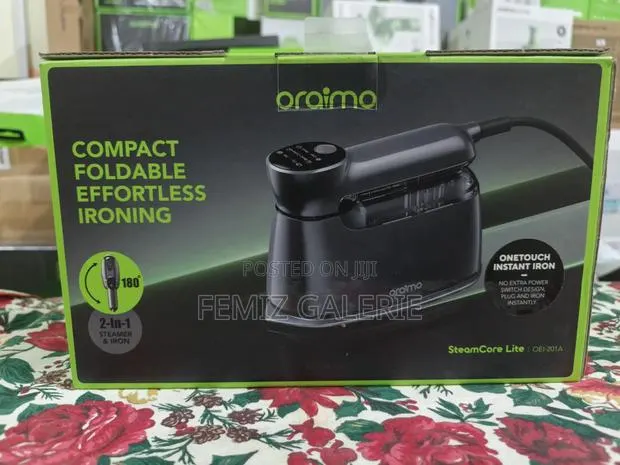 Oraimo SteamCore Lite Portable Steam Iron | 6 Modes, 130ml Tank · Photo 1