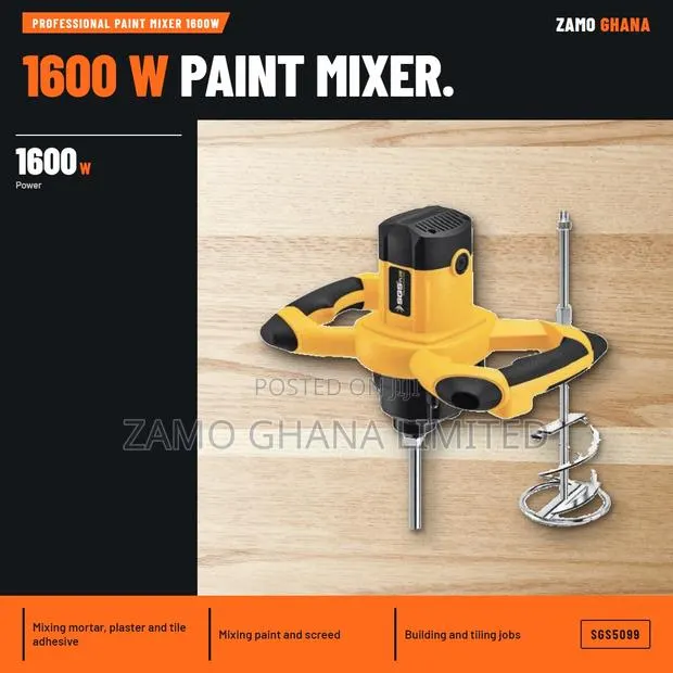 Professional Paint Mixer 1600W - SGS5099 · Photo 1