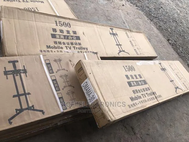 Securely Mount Your 32 to 65" Flat-Panel on TV Trolley Stand · Photo 1