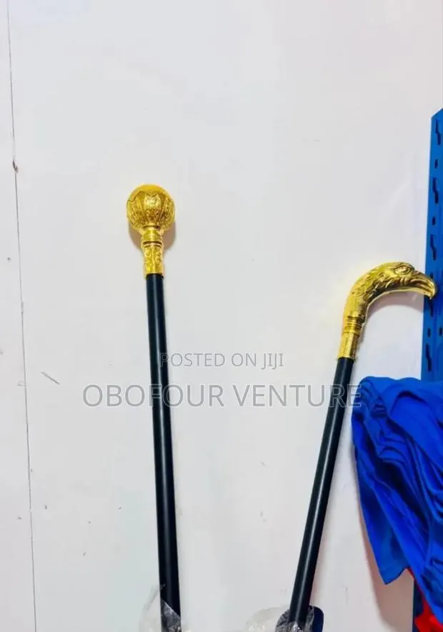 Fashion Royal Crown Walking Stick Black/Gold · Photo 1