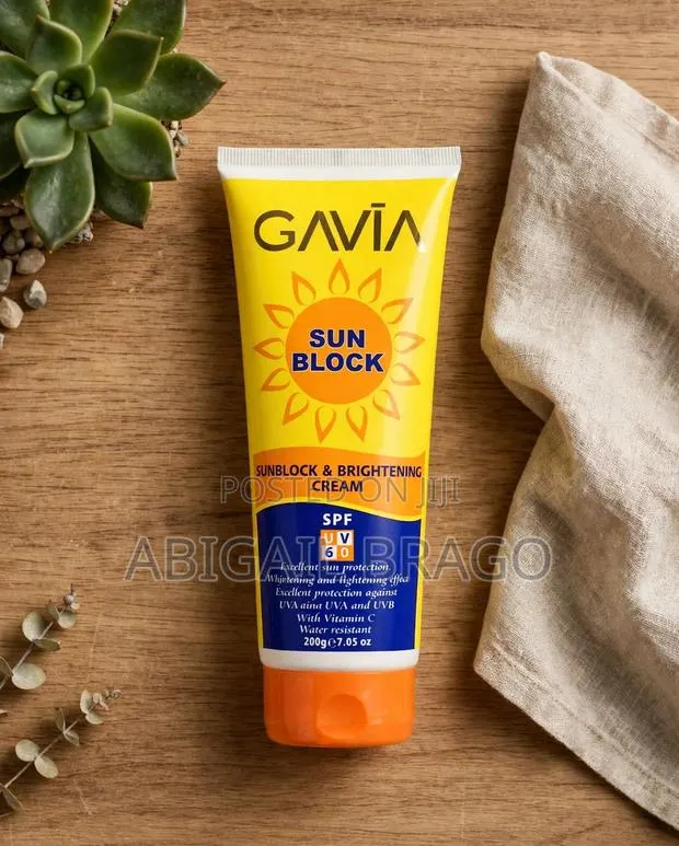 Original GAVIA Sun Block & Brightening Cream SPF 60 UV 200g · Photo 1