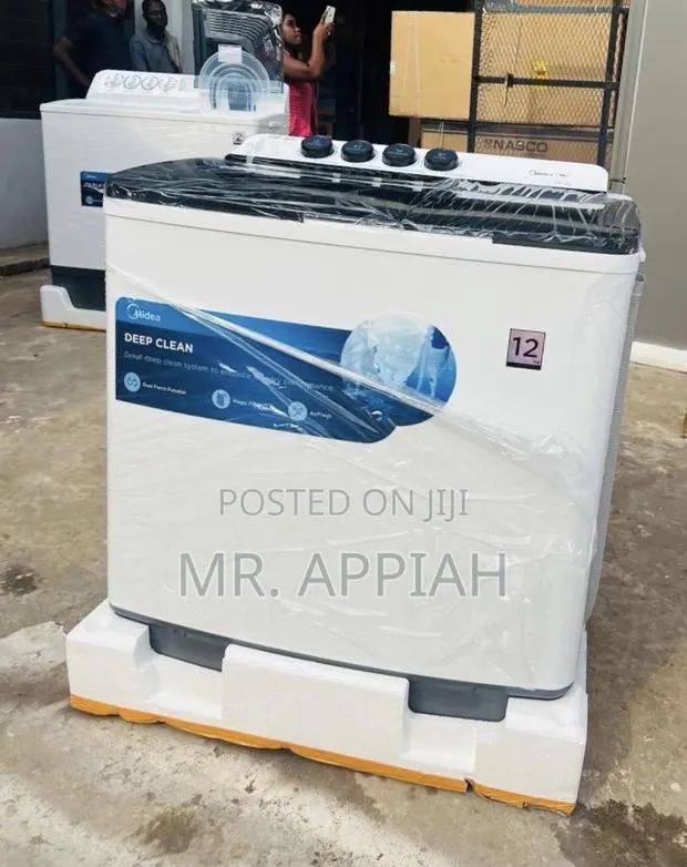 Super Unique Midea 12kg Semi-Auto Washing Machine(White). · Photo 1