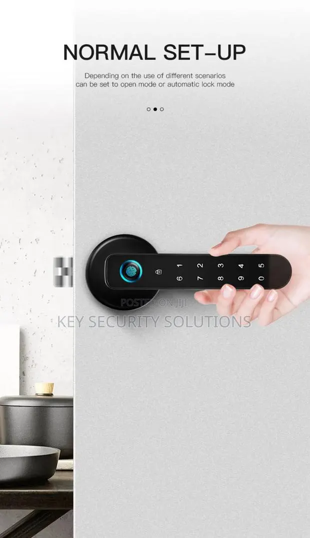 Bt Fingerprint Door Lock (Single Latch)