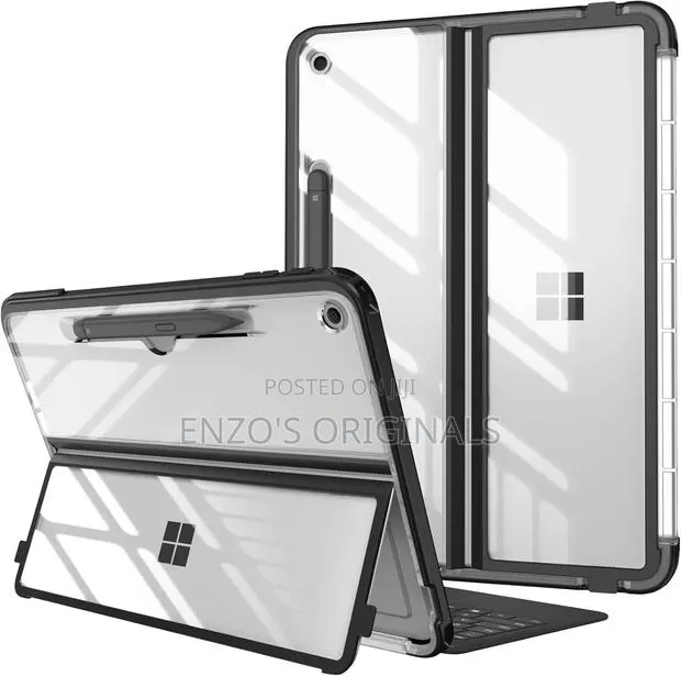 Microsoft Surface Pro 12 Case Sleek Clear With Pen Holder New Sealed · Photo 1