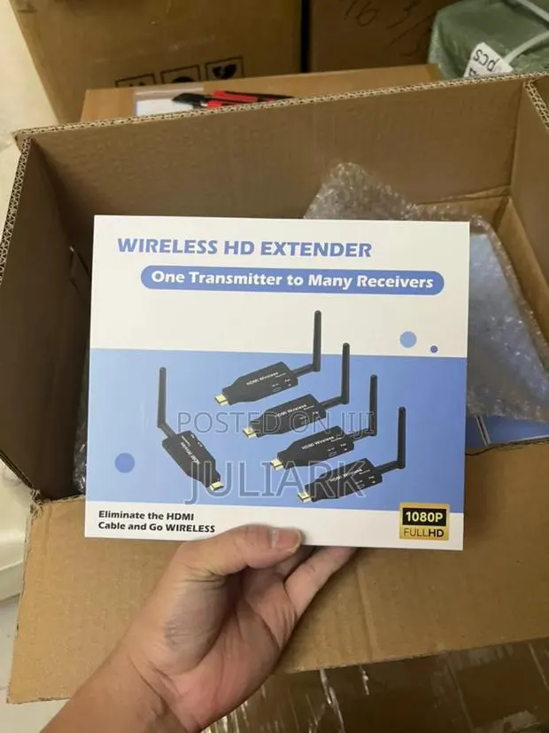 1 Transmitter to 3 Receivers Wireless Hdmi · Photo 1