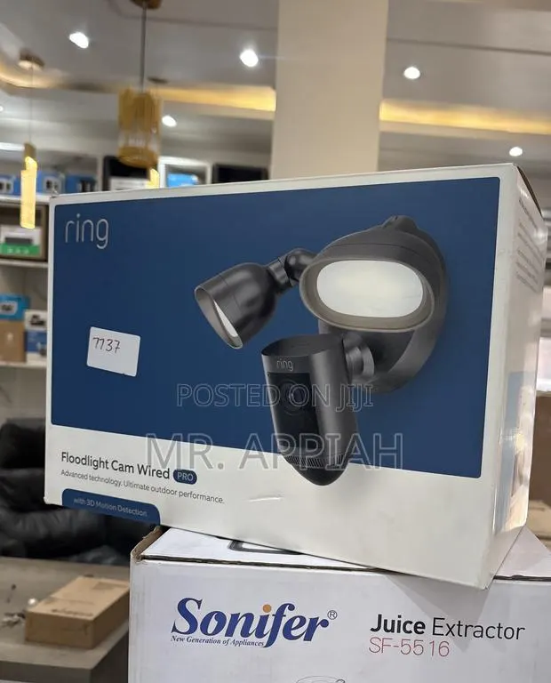 Get Affordable Ring Outdoor Flood Light Cam Wired(Black) · Photo 1