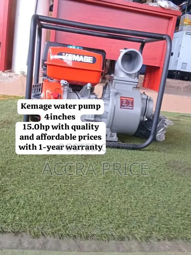 Kemage Gasoline Water Pump – Heavy Duty Water Transfer Machine · Photo 1