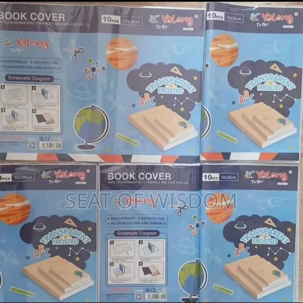 Transparent Adhesive Textbook Covers · Photo 2
