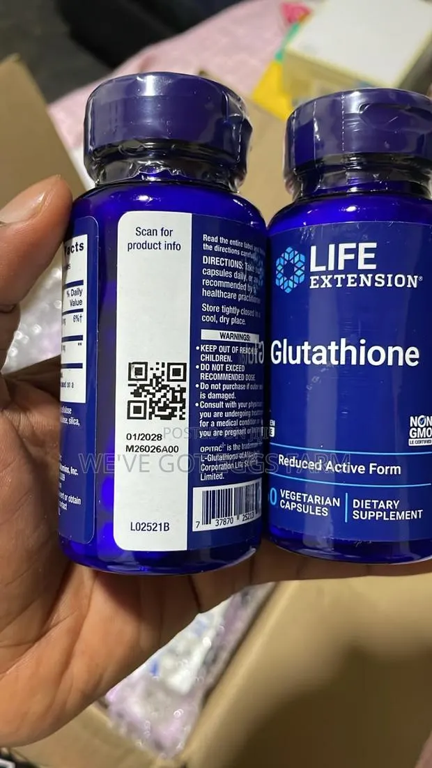 Original Life Extension Glutathione 500mg – 60 Capsules · Photo 1
