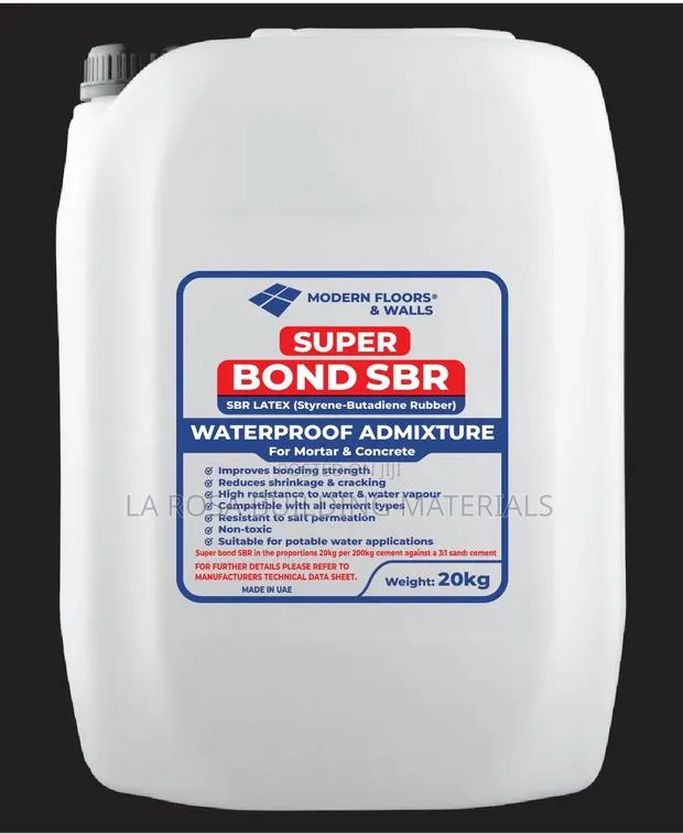 20kg Super Bond Sbr Latex Waterproof Admixture Salt Penetration · Photo 1