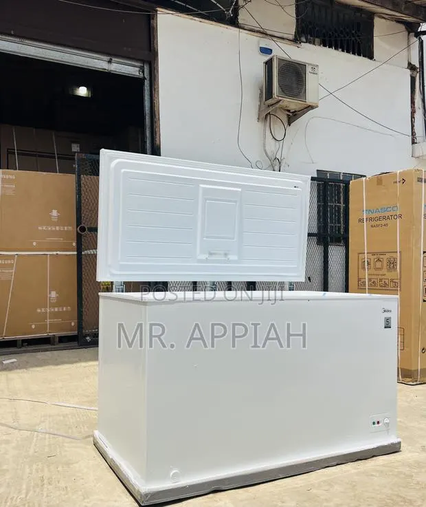 High Efficient Midea 418l Single Door Electric Chest Freezer(White) · Photo 1