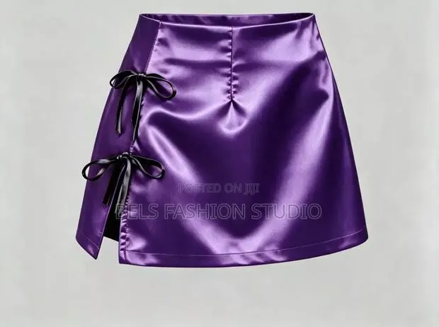 Luxury Silk Satin Mini Skirts - All Colors Trendy Styles · Photo 1