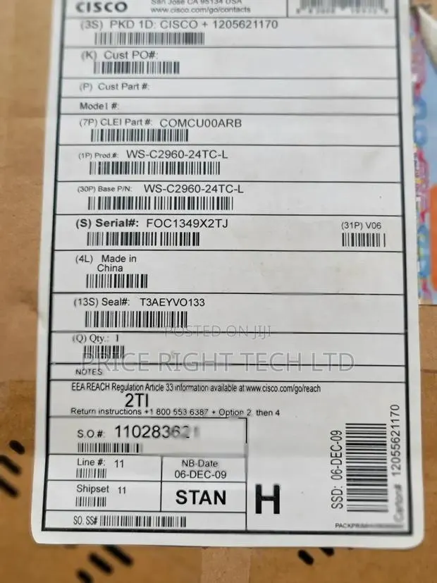 Brand New Cisco WS-C2960-24TC-L · Photo 1