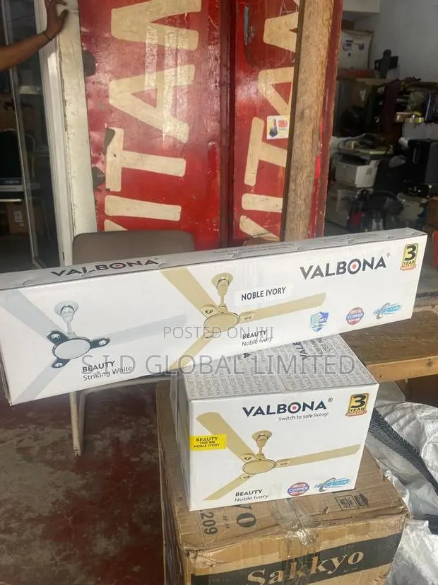 Valbona Switch to Safe Living Beauty Noble Ivory Celing Fan 1400mm · Photo 1