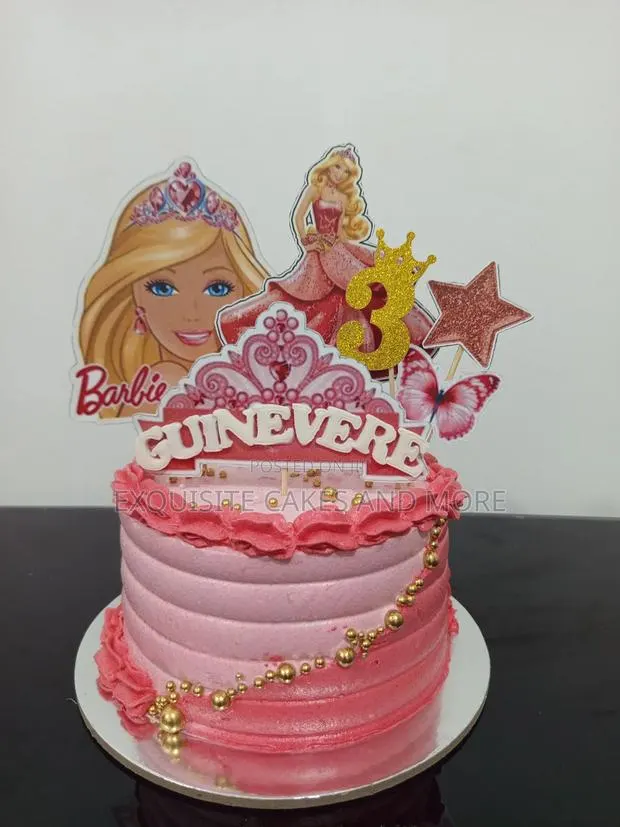 Cute Pink Barbie Cake · Photo 2