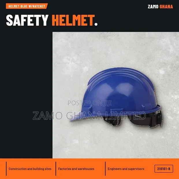 Helmet Blue W/Ratchet - 210101-B · Photo 1