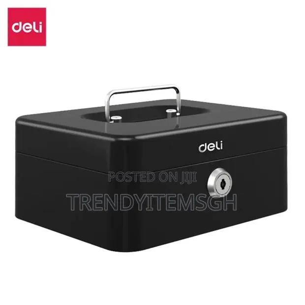 Portable Metal Cash Safe Lock Box · Photo 1