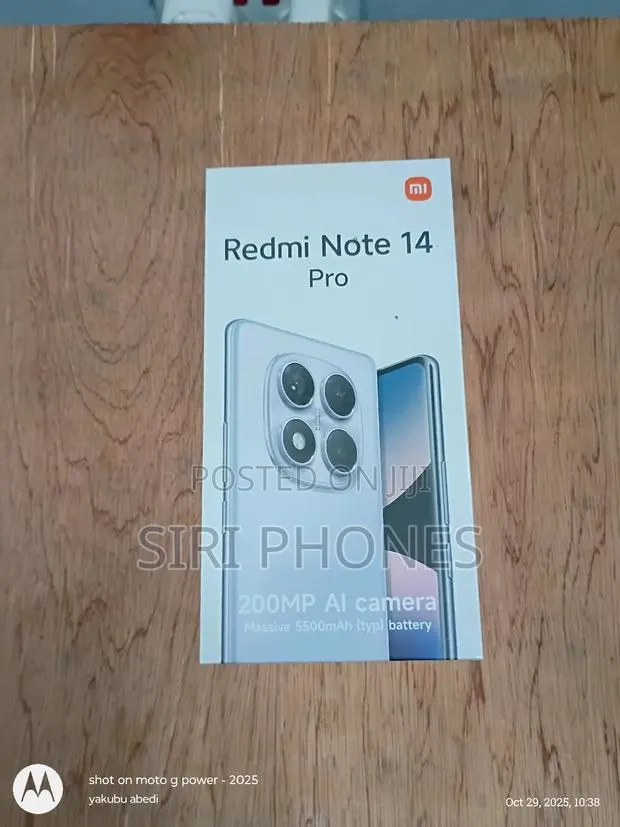 New Xiaomi Redmi Note 14 Pro 256 GB Black · Photo 1