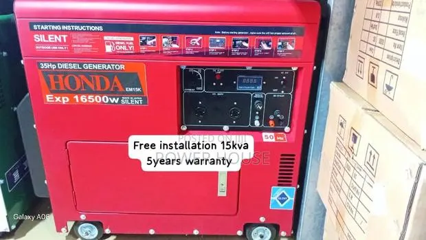 Honda 15kva Diesel Generator Set – Power for Homes 16000watts · Photo 1