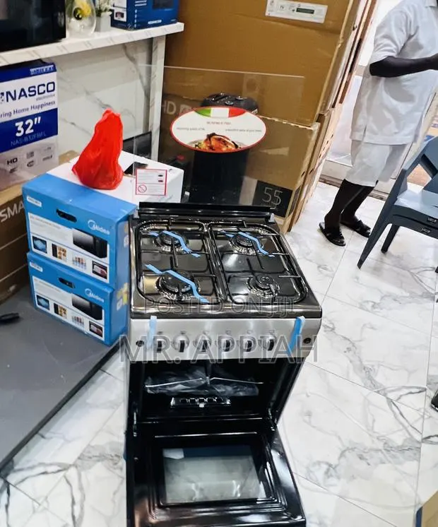 Get Premium Ferre 60x60cm 4 Gas Burner(Glass Lid)Gray.. · Photo 1